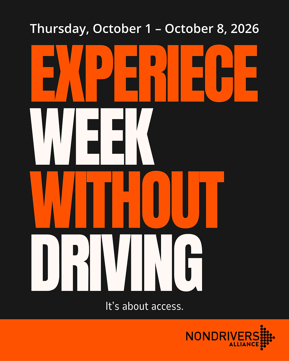 2026 Week Without Driving: October 1–8