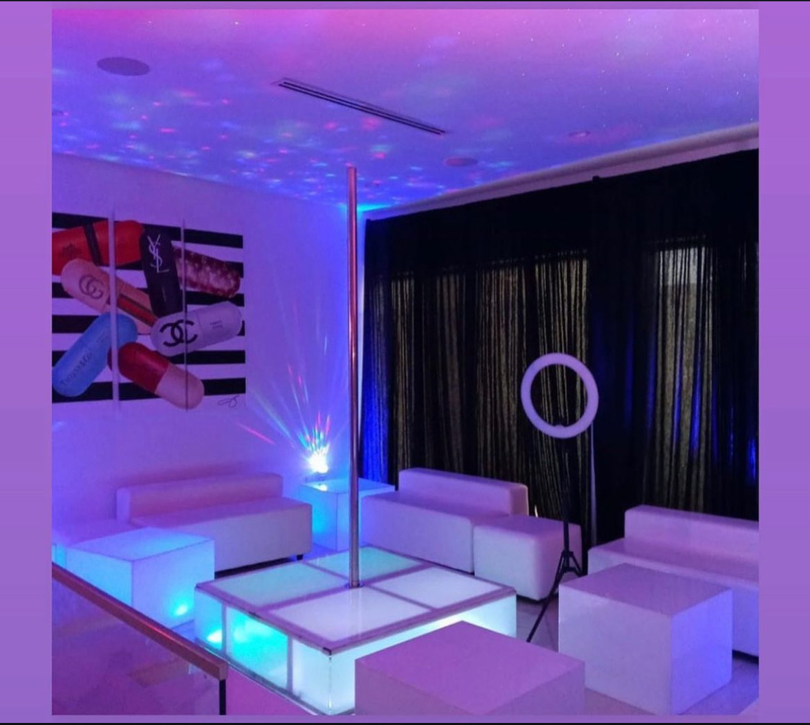 LED Pole Platform
