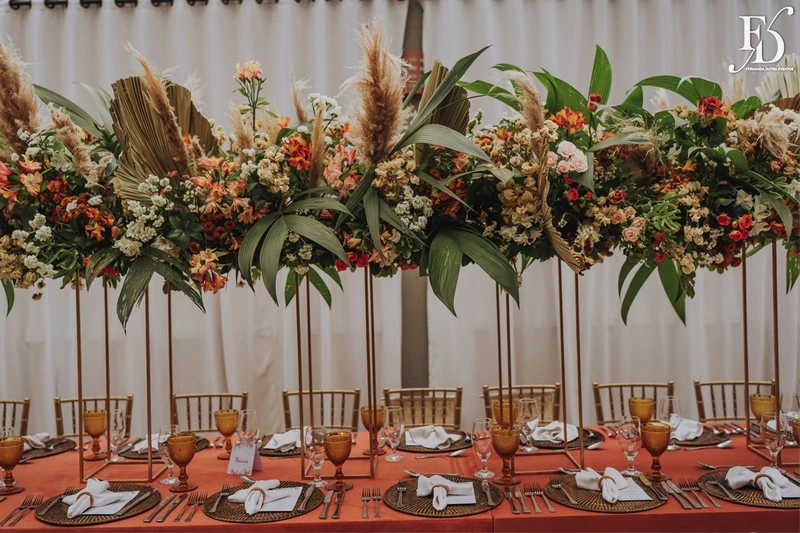 casamento no espaço paraiso em porto alegre viamão alvorada com decoração moderna boho rustico-chic em tons terrosos por life eventos especiais