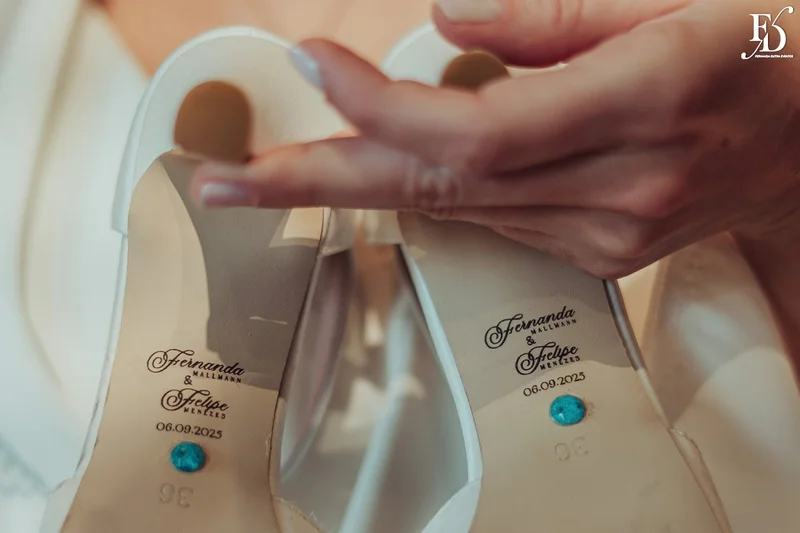 making of noiva sapato de noiva personalizado