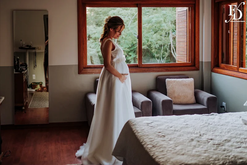 casamento realizado na casa na chácara em porto alegre mini-wedding intimista para 40 convidados com decoração clássica e elegante em branco e verde por life eventos especiais cerimonialistas em porto alegre
