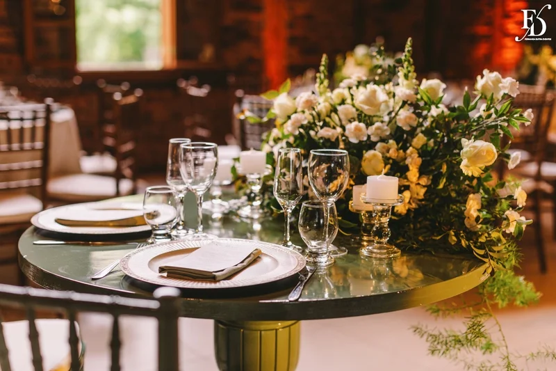 casamento na la casa piemont em farroupilha decoração mesa verde