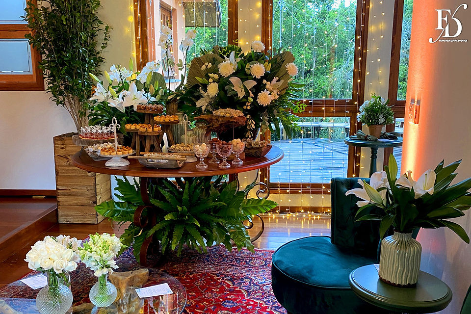 casamento ao ar livre em porto alegre realizado na casa na chácara por life eventos especiais com decoração boho chic em verde e branco cerimonialista de casamentos em porto alegre