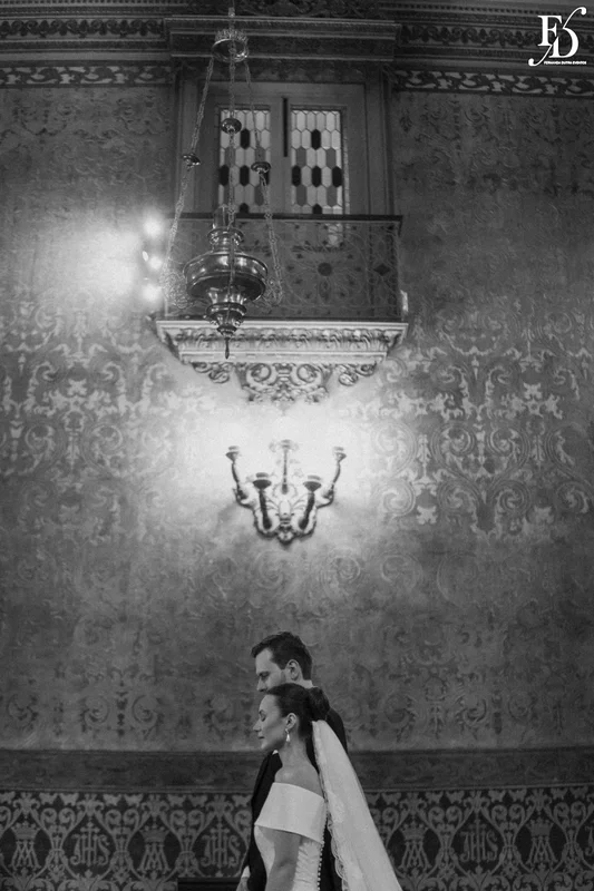 casamento igreja basílica nossa senhora das dores noivos no altar