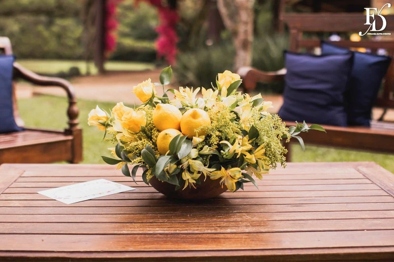 casamento diurno almoço de domingo em família no alto da capela área externa