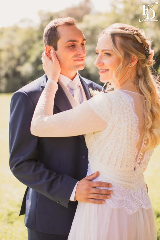 casamento diurno almoço de domingo em família no alto da capela cerimônia ao ar livre