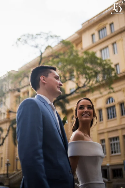 noivos no centro de porto alegre