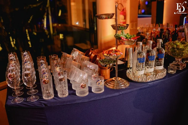 festa de formatura porto alegre publicidade e propaganda ipanema sports bubbles azul e prata por life eventos especiais