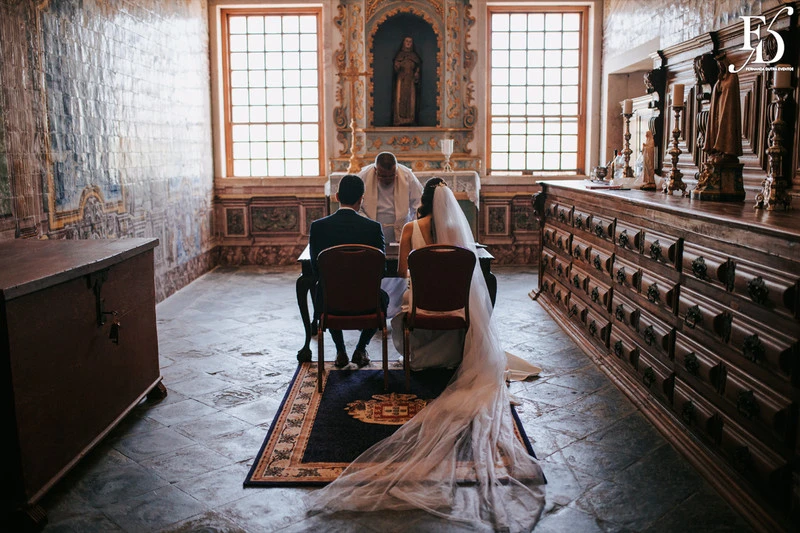 casamento realizado no convento do espinheiro em evora, portugal, organizado por life eventos especiais destination wedding portugal elopement wedding casamento religioso em portugal casamento de brasileiros em portugal