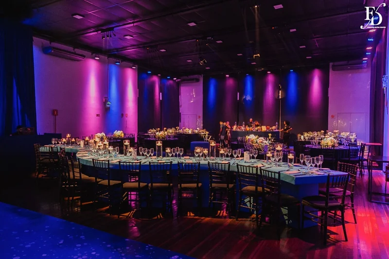 festa de 15 anos porto alegre na casa vetro com tema de aurora boreal