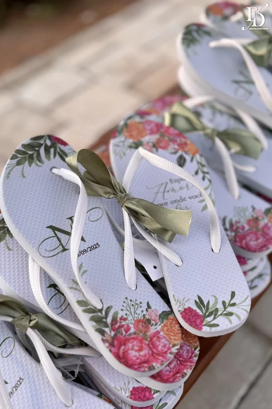chinelos para casamento