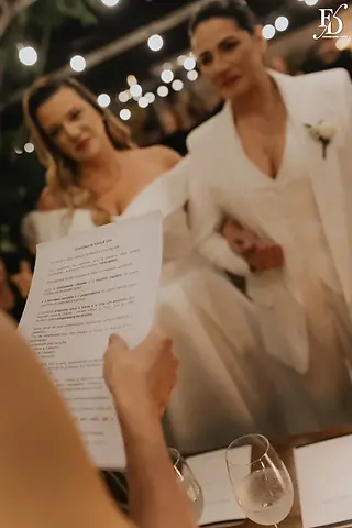 noivas Ivana e Cristiane no Le Bistrot Gourmet casamento LGBT Porto Alegre