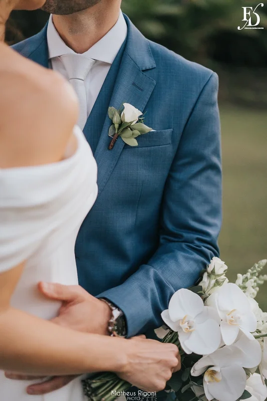 casamento elegante e sofisticado no alto da capela em porto alegre com decoração botânica greenery em verde e branco por life eventos especiais