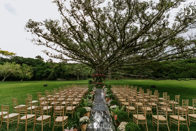casamento diurno realizado em porto alegre rs no alto da capela por life eventos especiais cerimonialista wedding planner especializada em casamentos de alto padrão em porto alegre decoração boho chic botânica em tons de nude rosa e verde por life eventos especiais