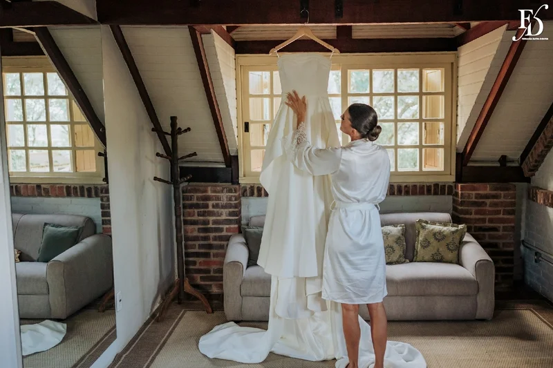 casamento no alto da capela em porto alegre com decoração elegante sofisticada delicada em verde e branco por life eventos especiais 