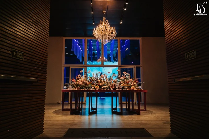 festa de 15 anos porto alegre na casa vetro com tema de aurora boreal