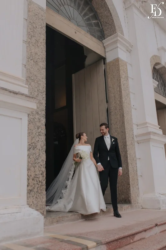 casamento igreja basílica nossa senhora das dores saída dos noivos