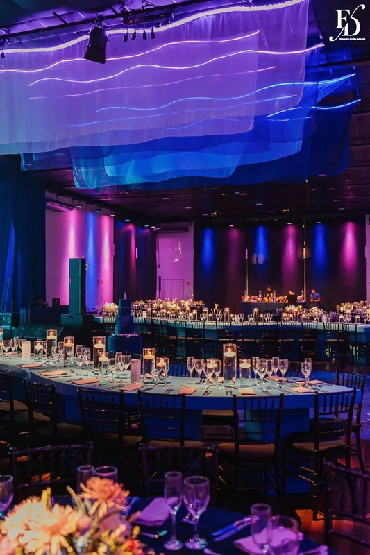 festa de 15 anos porto alegre na casa vetro com tema de aurora boreal