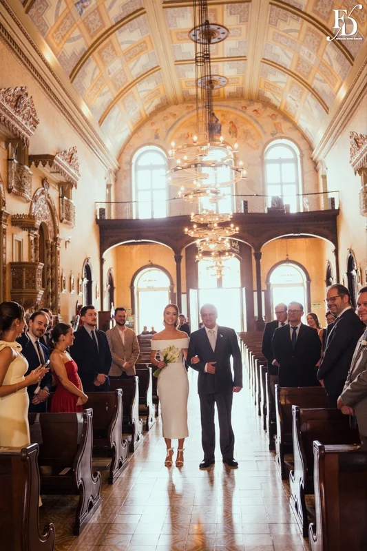 casamento na basílica nossa senhora das dores em porto alegre entrada da noiva