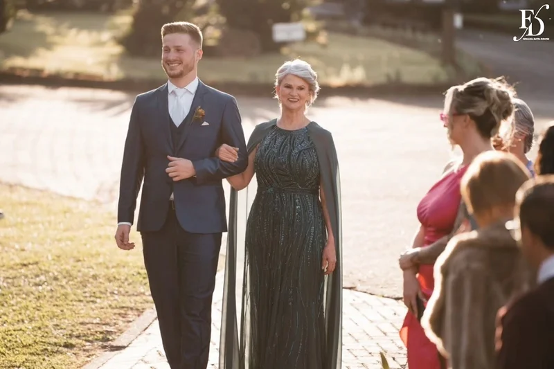 cerimônia de casamento no por-do-sol na serra gaúcha hotel vila verde em nova petrópolis