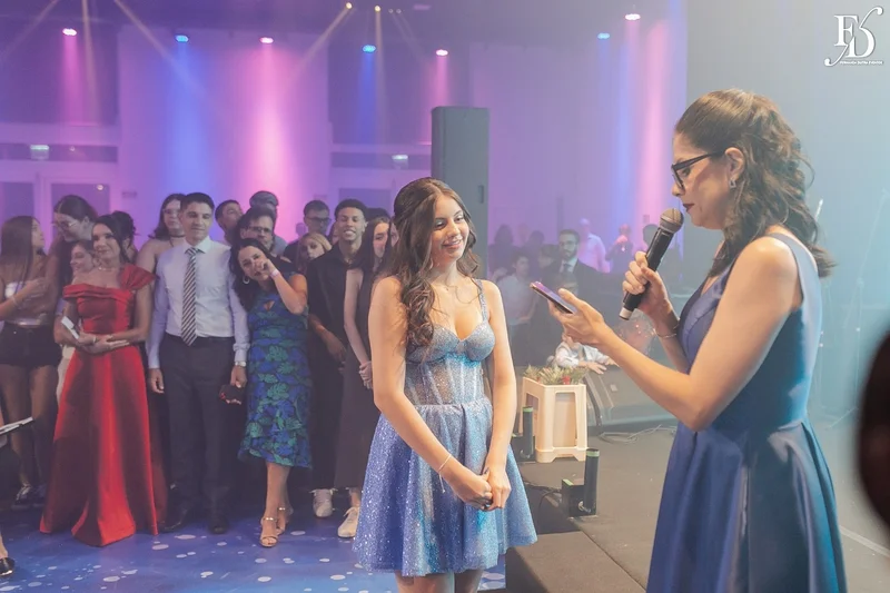 festa de 15 anos porto alegre na casa vetro com tema de aurora boreal