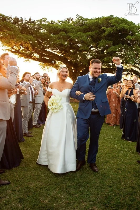 casamento no espaço paraíso em porto alegre com cerimônia ao ar livre no por do sol