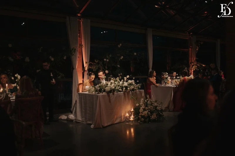 recepção no espaço paraíso em porto alegre viamão alvorada decoração europeia cloud dancer european stylling 