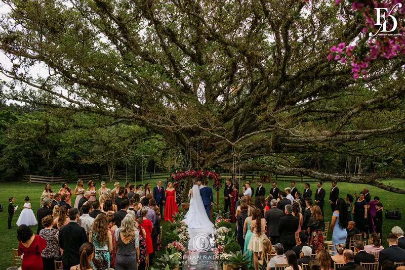 casamento diurno realizado em porto alegre rs no alto da capela por life eventos especiais cerimonialista wedding planner especializada em casamentos de alto padrão em porto alegre decoração boho chic botânica em tons de nude rosa e verde por life eventos especiais