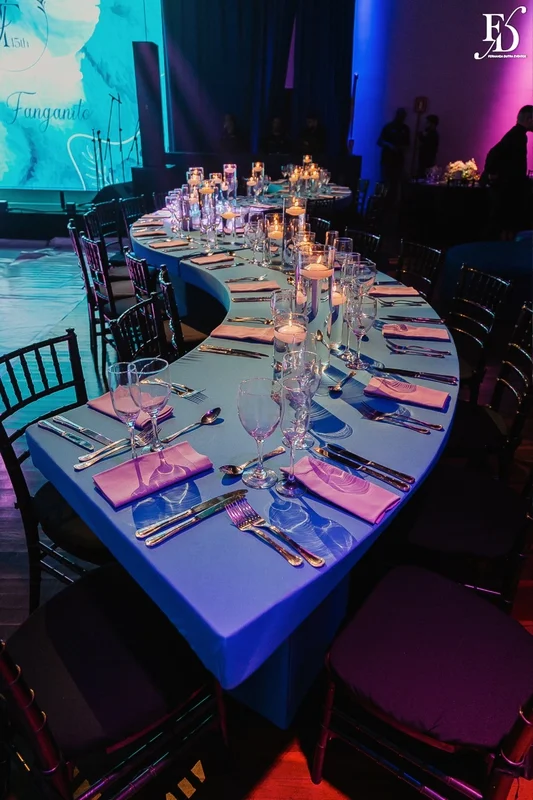 festa de 15 anos porto alegre na casa vetro com tema de aurora boreal