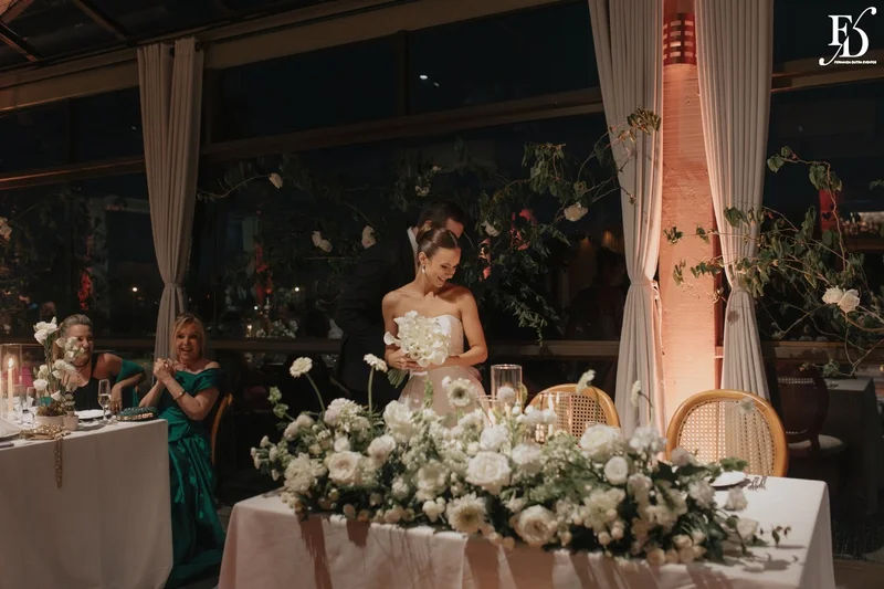 recepção no espaço paraíso em porto alegre viamão alvorada decoração europeia cloud dancer european stylling 