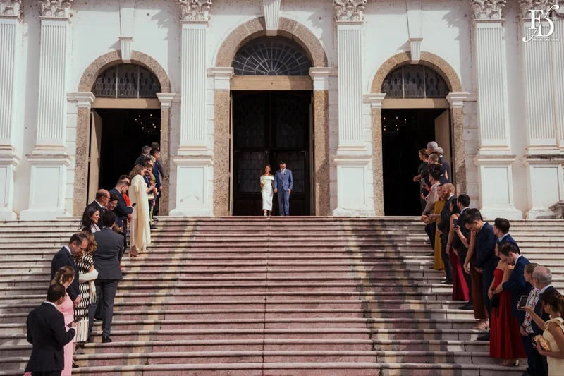 casamento na basílica nossa senhora das dores em porto alegre saída dos noivos