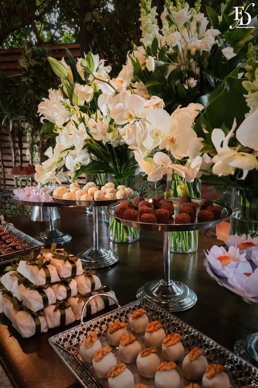casamento no gazebo do le bistrot gourmet em porto alegre decoração clássica e elegante em verde e branco