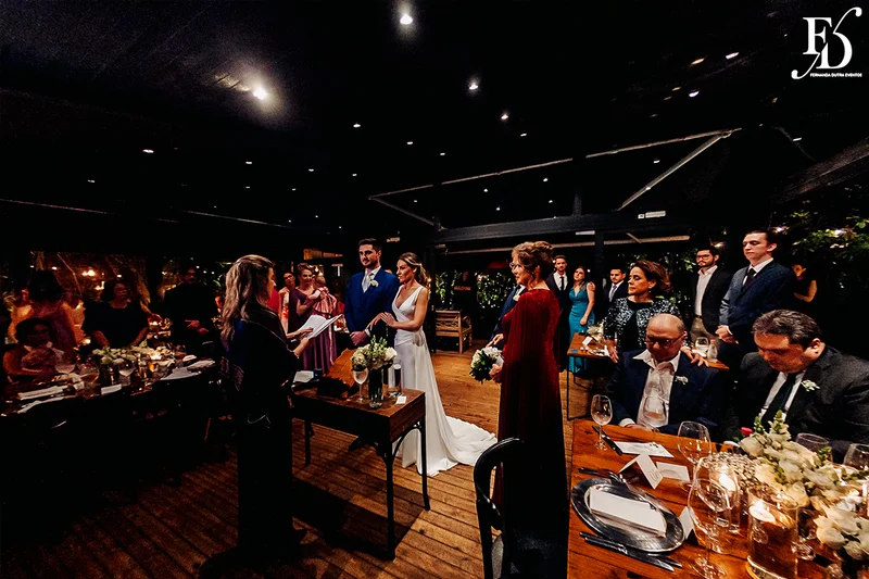 casamento mini-wedding 30 convidados porto alegre decoração clássica elegante verde branco prata le bistrot gourmet life eventos especiais