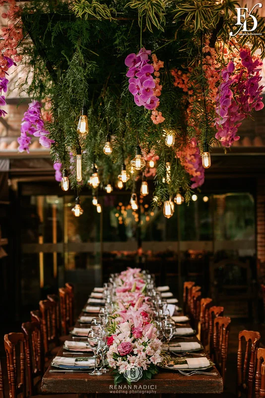 casamento diurno realizado em porto alegre rs no alto da capela por life eventos especiais cerimonialista wedding planner especializada em casamentos de alto padrão em porto alegre decoração boho chic botânica em tons de nude rosa e verde por life eventos especiais