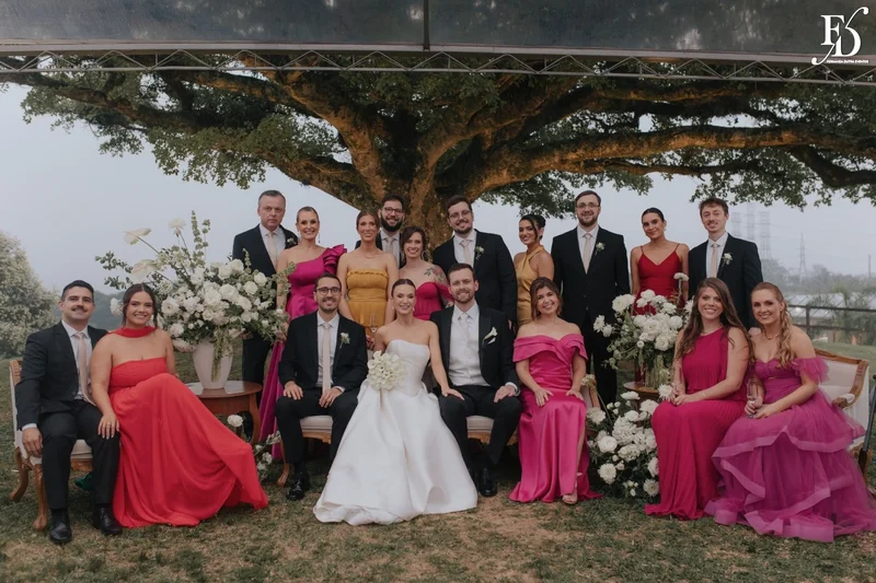 recepção no espaço paraíso em porto alegre viamão alvorada recepção externa decoração europeia cloud dancer european stylling padrinhos