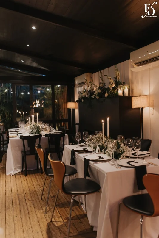 casamento no le bistrot gourmet decoração preto e branco casamento homoafetivo lgtb porto alegre