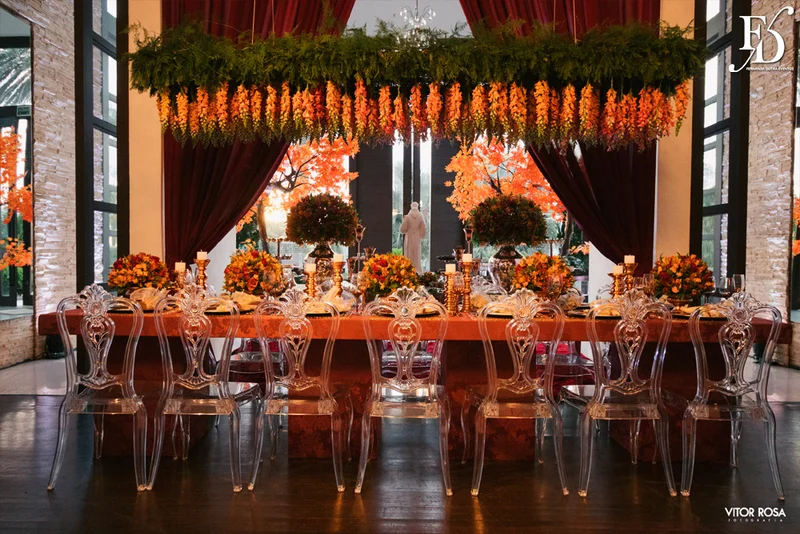 casamento com cerimônia na igreja nossa senhora da conceição igreja matriz de são leopoldo e festa no espaço tao em novo hamburgo com decoração outonal em tons terrosos marsala laranja e amarelo num projeto luxuoso sofisticado e elegante por fernanda dutra cerimonialista em porto alegre por life eventos especiais