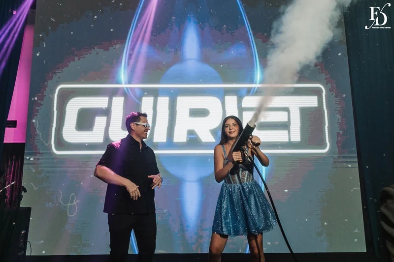festa de 15 anos porto alegre na casa vetro com tema de aurora boreal dj gui riet