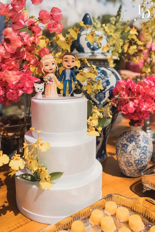 casamento diurno almoço de domingo em família no alto da capela mesa de doces