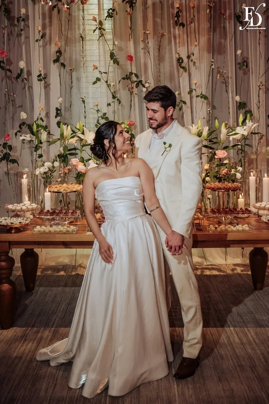 casamento no espaço paraíso em porto alegre cerimônia ao ar livre com decoração minimalista clean e delicada estilo pinterest por life eventos especiais