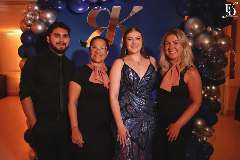 festa de formatura porto alegre publicidade e propaganda ipanema sports bubbles azul e prata por life eventos especiais equipe life