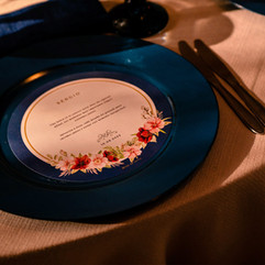 casamento com cerimônia ao ar livre em Porto Alegre realizado na Casa da Figueira, com decoração em tons de azul royal, estilo boho-chic, com toques botânicos, por Life Eventos Especiais - Fernanda Dutra e Ittalo Reis cerimonialistas em Porto Alegre