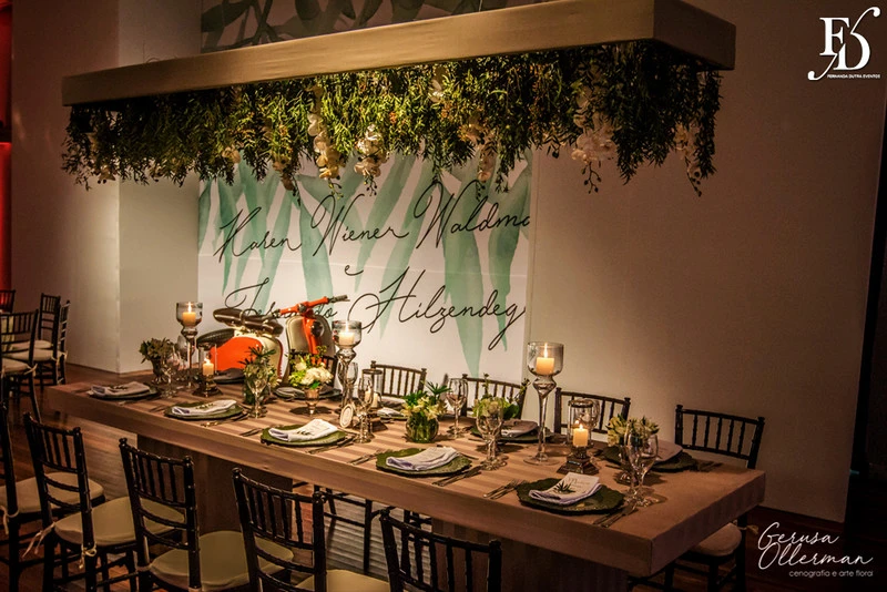 casamento com cerimônia e recepção realizados na casa vetro em porto alegre cerimônia realizada no terraço da casa e recepção com decoração clássica sofisticada elegante e contemporânea estilo botânico em nude verde branco e prata casamento greenery por life eventos especiais wedding planner em porto alegre assessoria e cerimonial