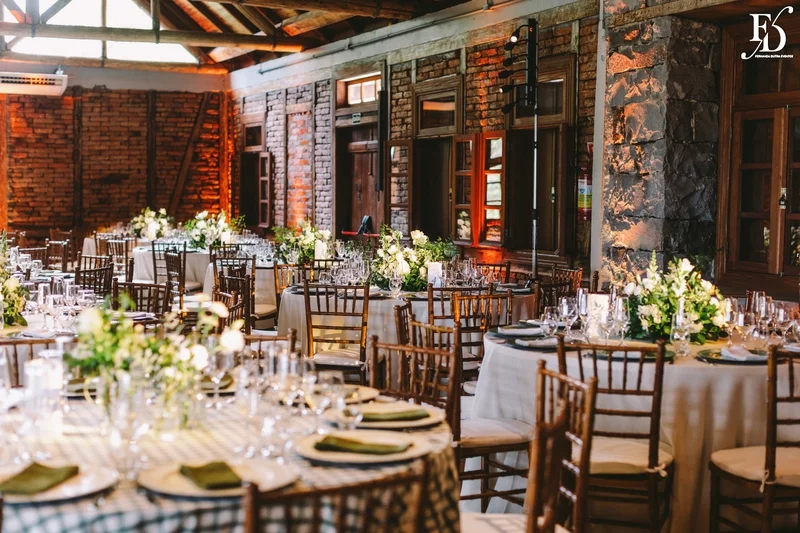 casamento na la casa piemont em farroupilha decoração verde e branco