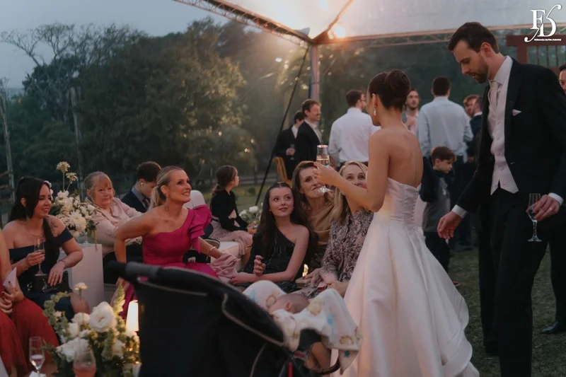 recepção no espaço paraíso em porto alegre viamão alvorada recepção externa decoração europeia cloud dancer european stylling 