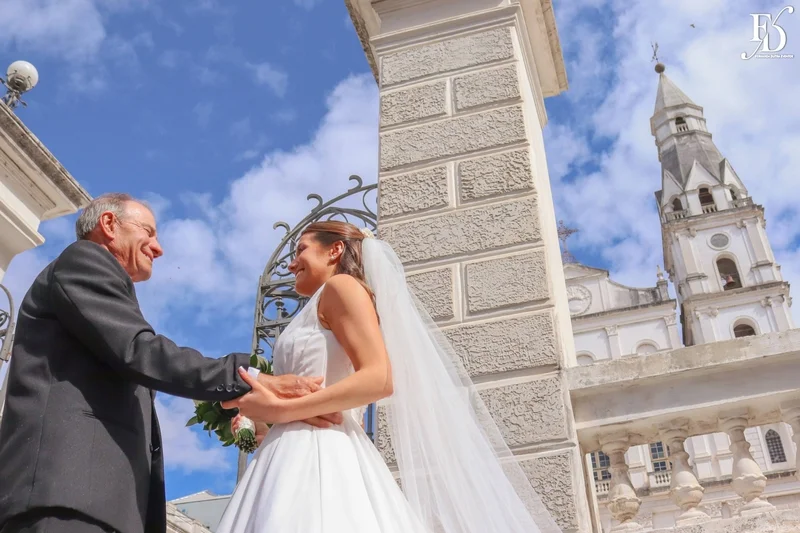 chegada da noiva a igreja nossa senhora das dores