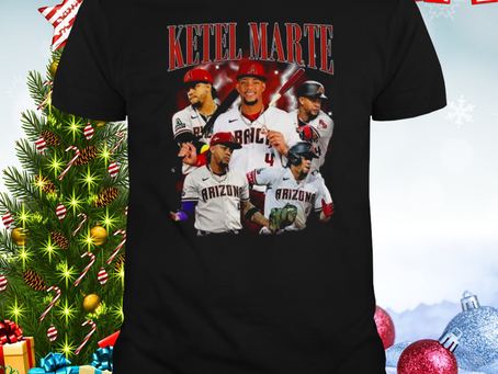 Ketel Marte Arizona Diamondbacks 90s Vintage T-shirt