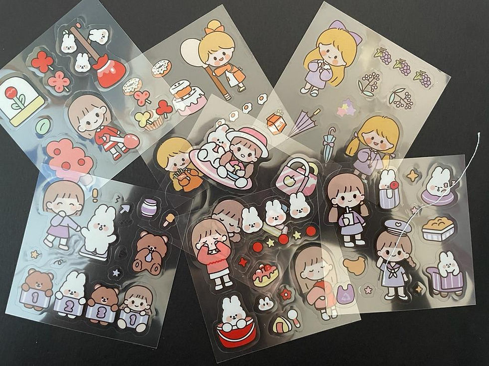 Thumbnail: Chibi sticker sheets (Set of 5)