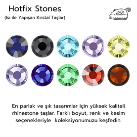 Üyü ile yapışan kristal taşlar