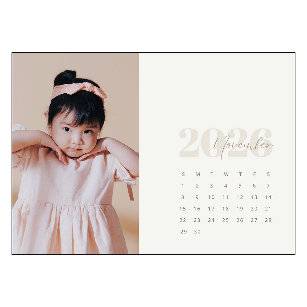 Thumbnail: Elegant Portrait Desk Calendar